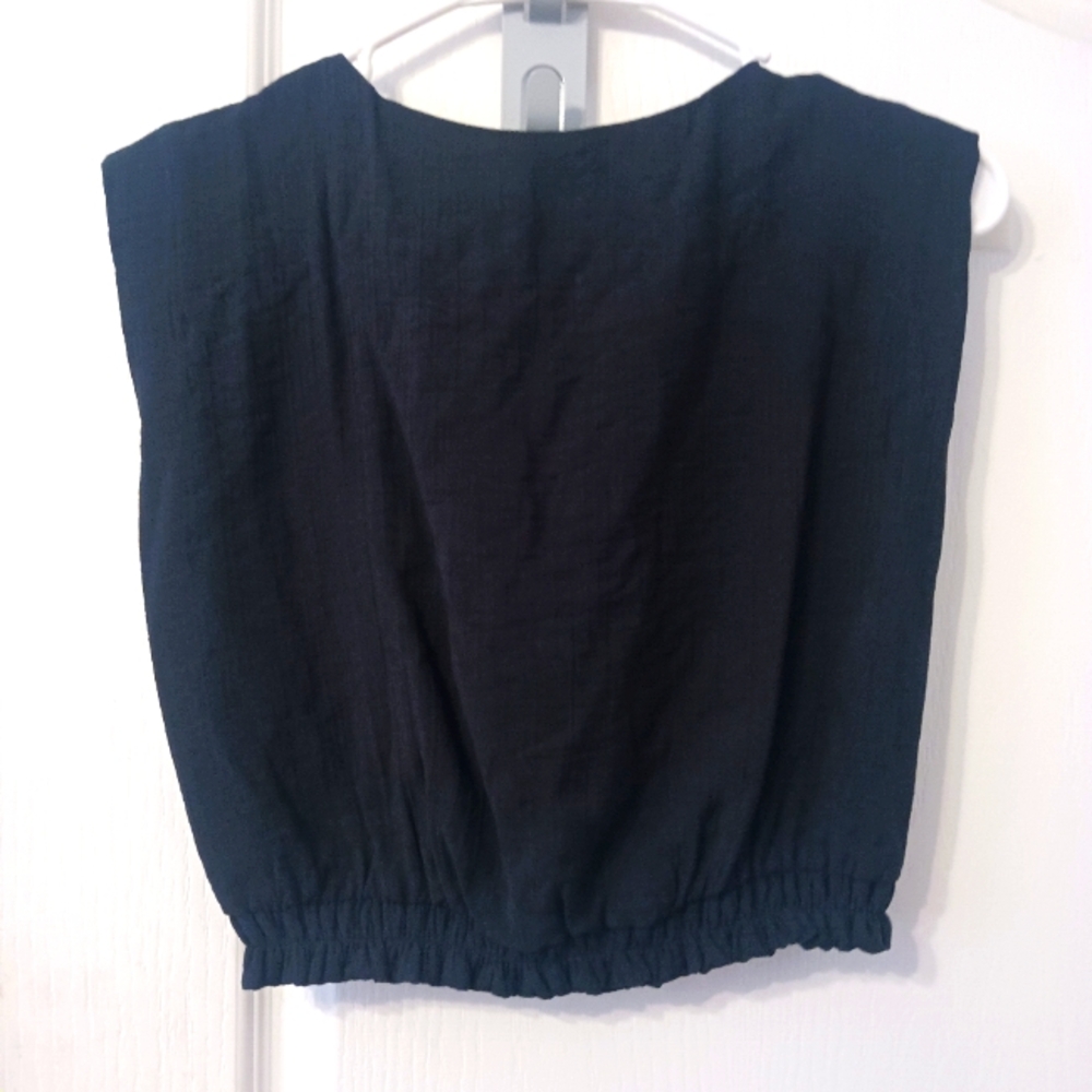 Elegant Petite Women's Top Black NWT XS